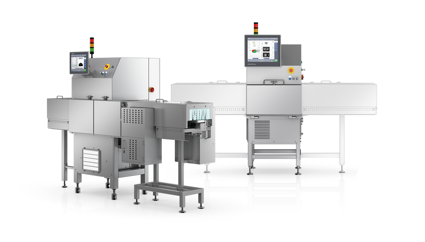 Optische Inspektionssysteme und Röntgenscanner mit Kontrollwaagen Optische Inspektionssysteme und Röntgenscanner mit Kontrollwaagen