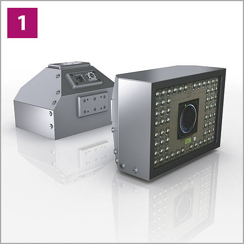 Seguimento e rastreio: Câmara VIO3 de componente OEM para leitura camada a camada de dados de superfície completos ao nível da embalagem Rastreio e monitorização: Câmara VIO3 de componente OEM