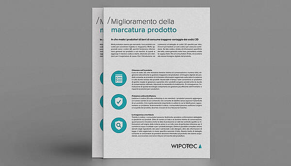 Flyer: Miglioramento della marcatura prodotto