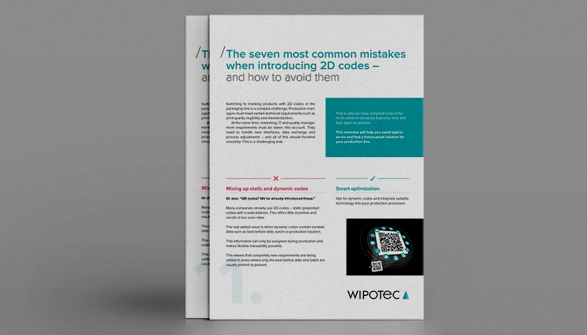 The seven most common mistakes when introducing 2D codes The seven most common mistakes when introducing 2D codes